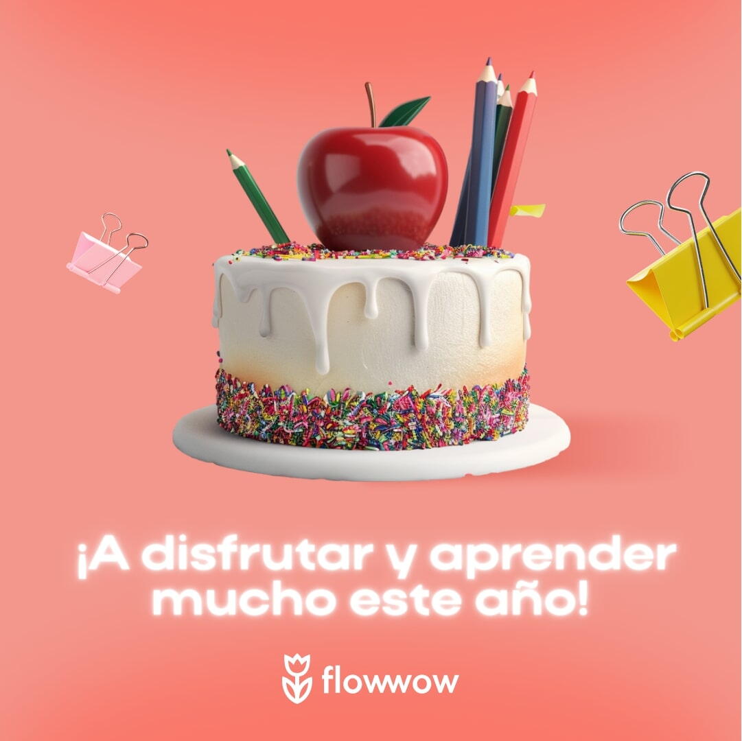 Tarjetas buen inicio del año escolar