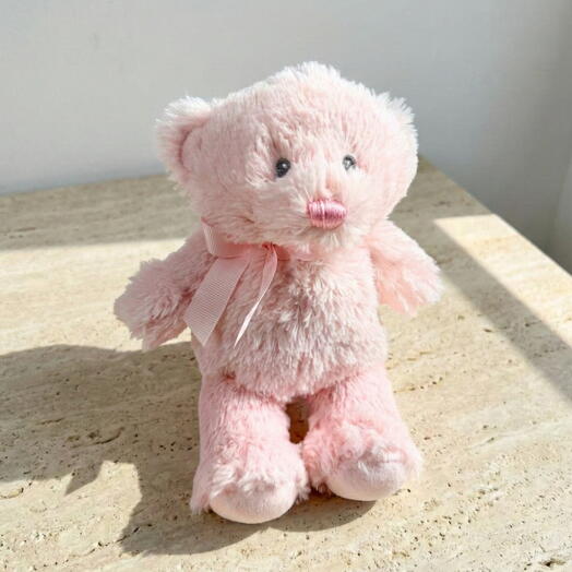 Osita de Peluche Rosa Tina – Regalo para Bebe, Nacimiento y Cumpleanos