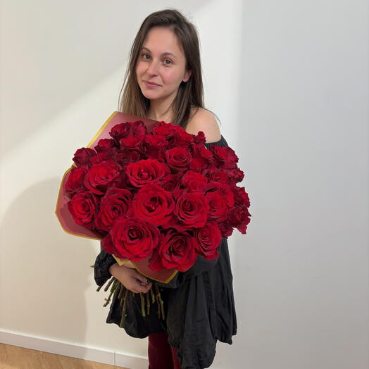 Ramo de 31 rosa roja