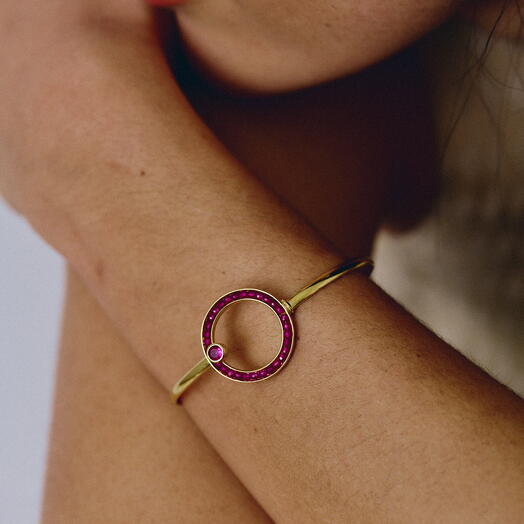 Pulsera circulo rubelita