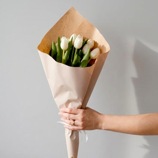 Ramo de Tulipanes Blancos