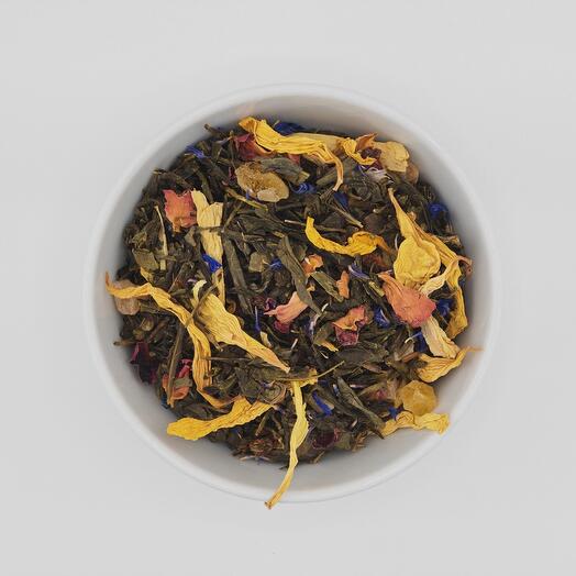 Te verde Mango y fruta de la pasion