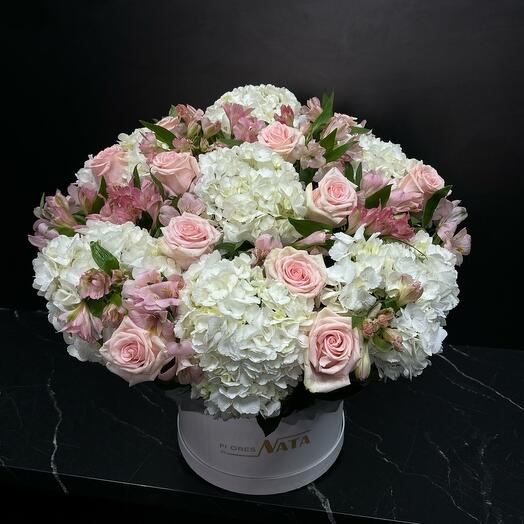 Centro de mesa con rosas