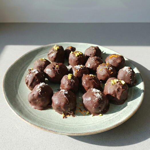 Trufas de garbanzos