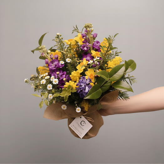 Colorful Bouquet Bag