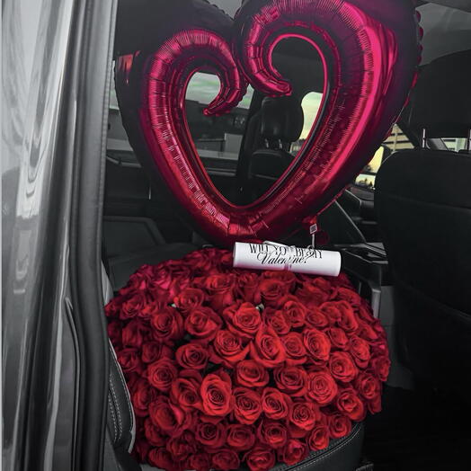 Love  crown - 250 rosas