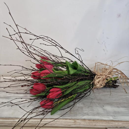 Tulipanes rojos - Arte