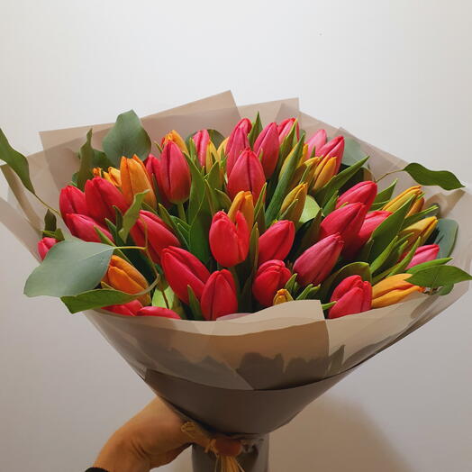 30 tulipes de couleur orange