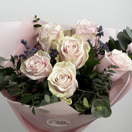 Ramo 6 rosas rosadas