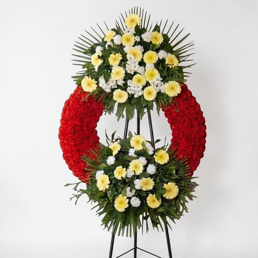 Solemne corona floral