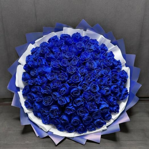Ramo de 100 Rosas Azules