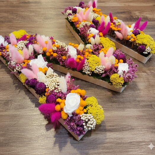 Letra M Preservado y seco