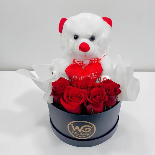 Шляпная коробка «Я тебя люблю»