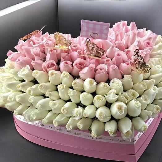CCorazon Gigante de 250 Rosas