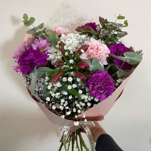 БУКЕТ ГЛУБОКАЯ НЕЖНОСТЬ