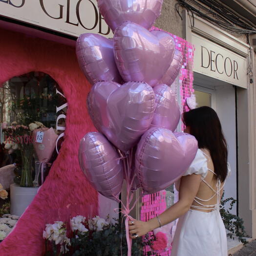 Ramillete de 10 corazones