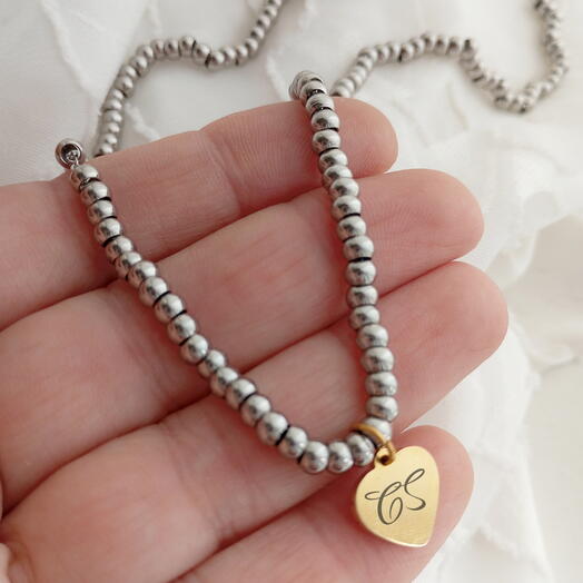 Colgante Cuore Plata y Oro