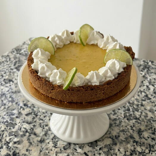 Grande tarte au citron vert