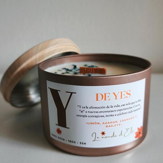 Vela aromatica Y de Yes 180g