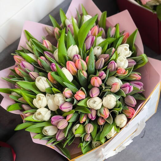 Mixto tulipanes pastel