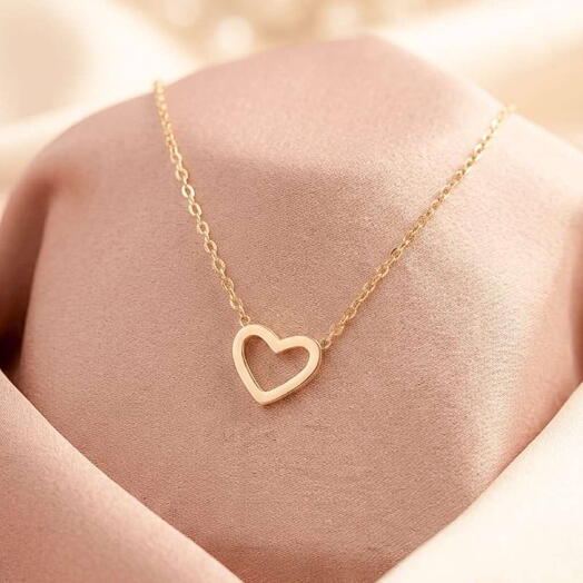 Cadena de Corazon de acero inoxidable