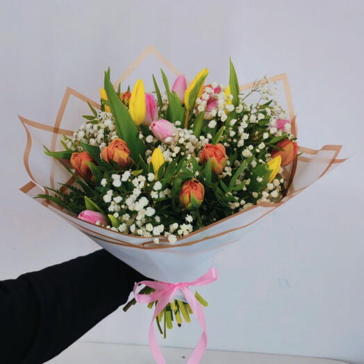 Ramo de tulipanes Premium