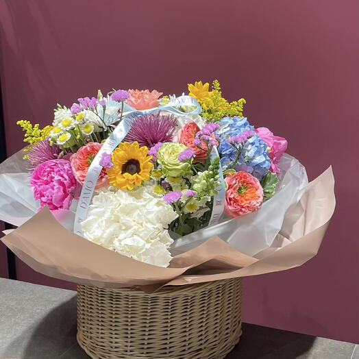 Cesta de flores dopamina