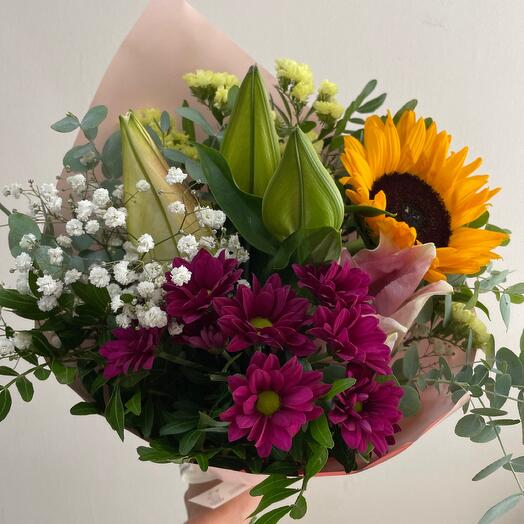 БУКЕТ СИЯЮЩИЙ РАССВЕТ