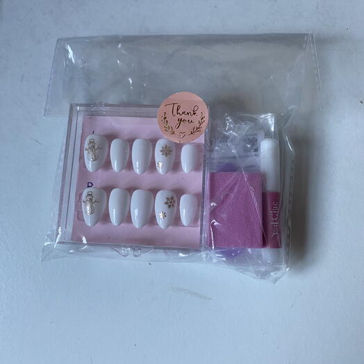 Set de unas diseno Navidad