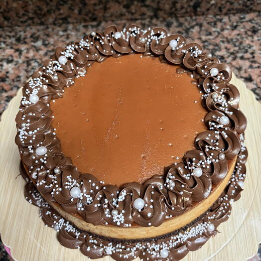 Chocoflan sweet round de Nutella