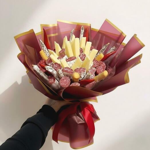 Ramo Gourmet ": Cuidado, Pica" con Fuet, Queso y Pimiento