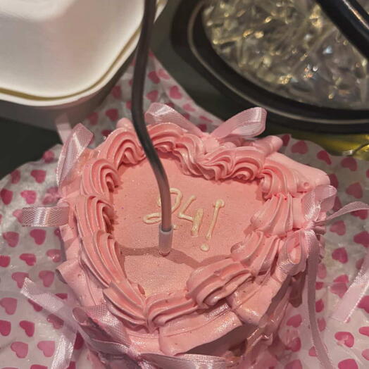 Tarta bento corazon vintage   coquette