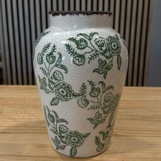 Vase vintage à fleurs