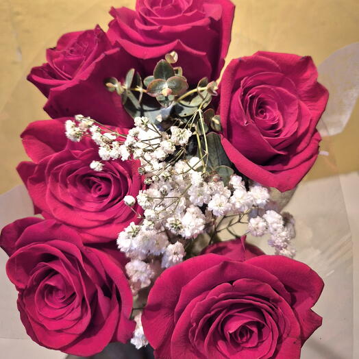 Букет из 6 красных роз