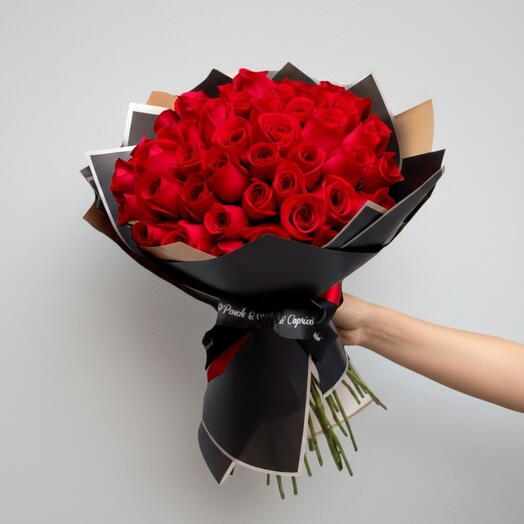 Bouquet of 40 Red Roses