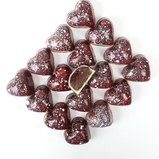 Raspberry bonbons