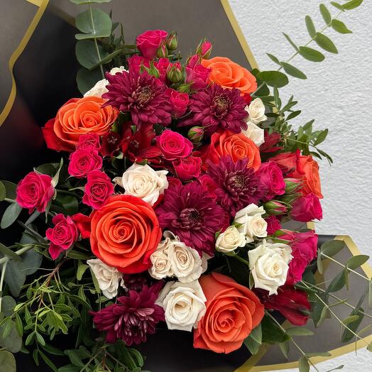 Mezcla dramática y sexy de colores - aniversario, cumpleaños, compromiso, para animar, regalo romántico