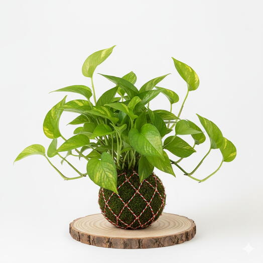 Kokedama Pothos