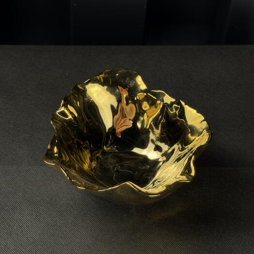 Cuenco organico d14 ceramica oro de ARAIK GALSTYAN