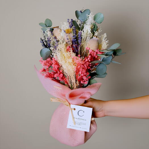 Ramo PRESERVADO Rosa/Blanco