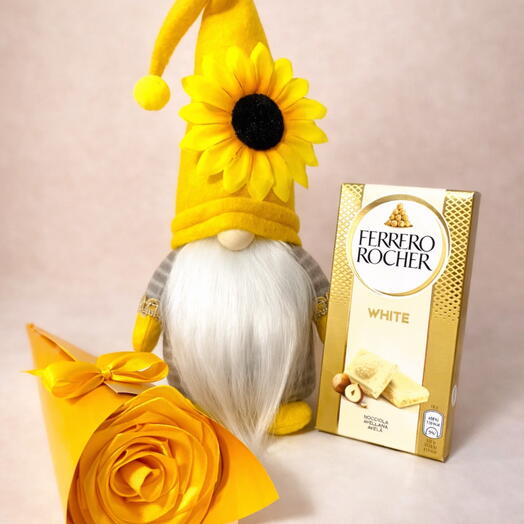 Set de regalo Gnomo de girasol