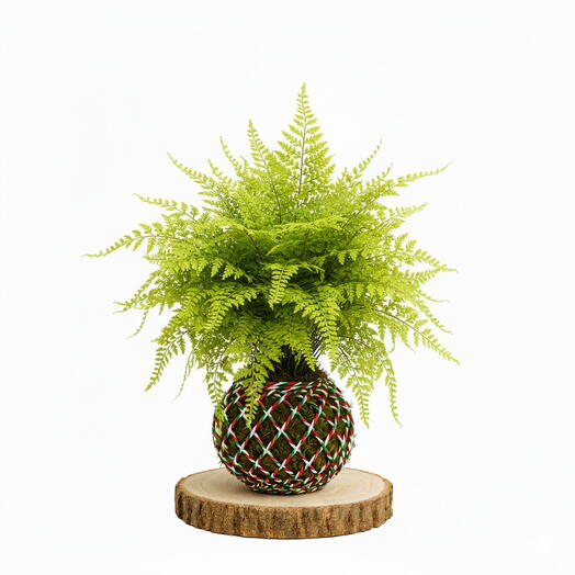 Kokedama Helecho Nephrolepis