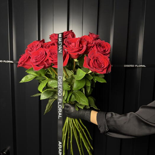 Ramo de Rosas Rojas 21ud