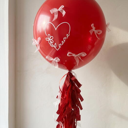 Globo Burbuja Amor Infinito para Mama ️