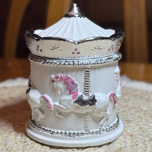 Vela de soja carrusel