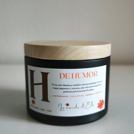 Vela aromatica H de Humor 90g