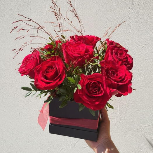 Caja de Rosas Rojas