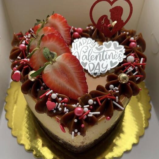 Chocoflan of Heart mediano