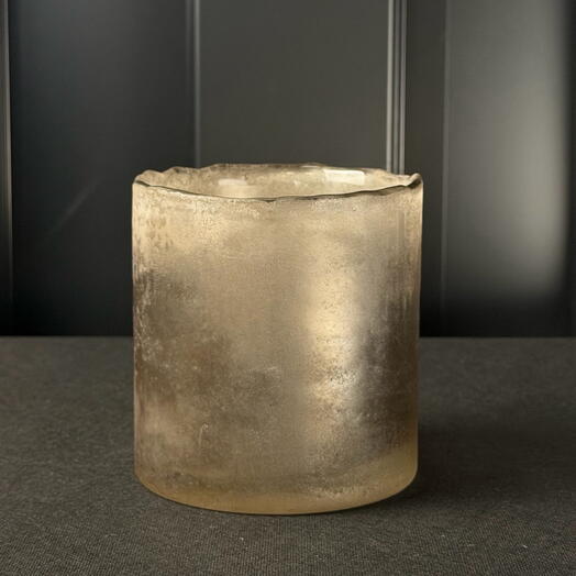 Cilindro vidrio marron mate de ARAIK GALSTYAN