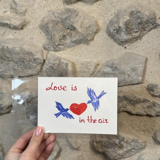 Tarjeta artistica hecha a mano 2  (En los comentarios del pedido, indique cual ha elegido)